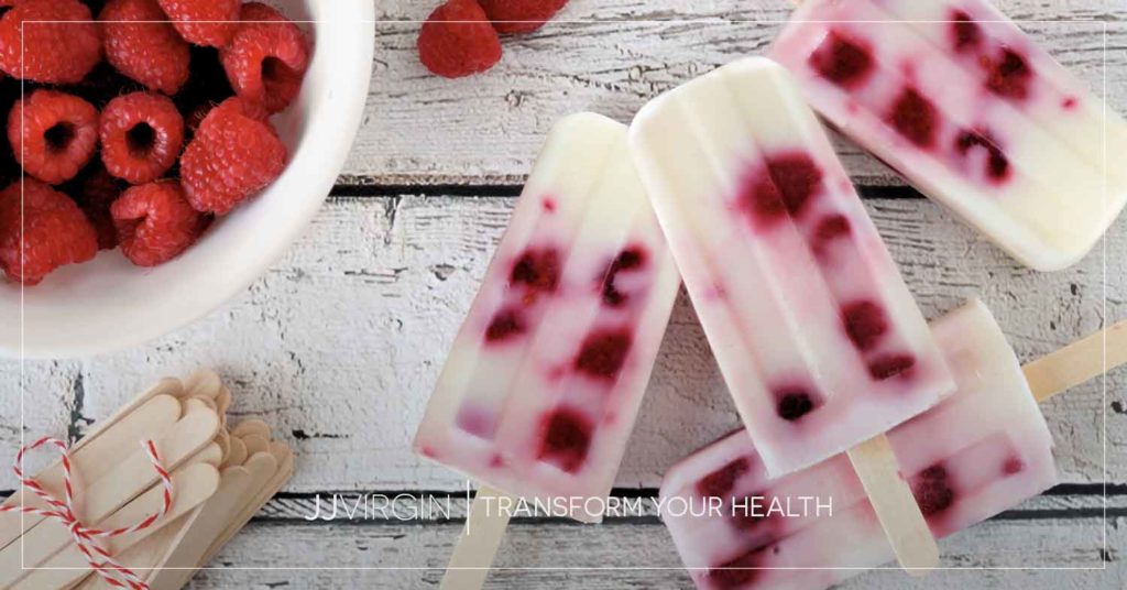 Vanilla Raspberry Protein Pops