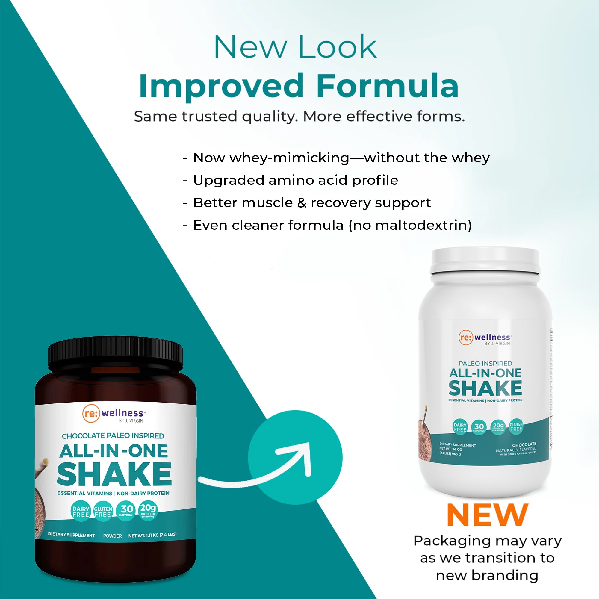 Chocolate Paleo-Inspired All-In-One Shake - Chocolate - JJ Virgin